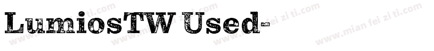 LumiosTW Used字体转换